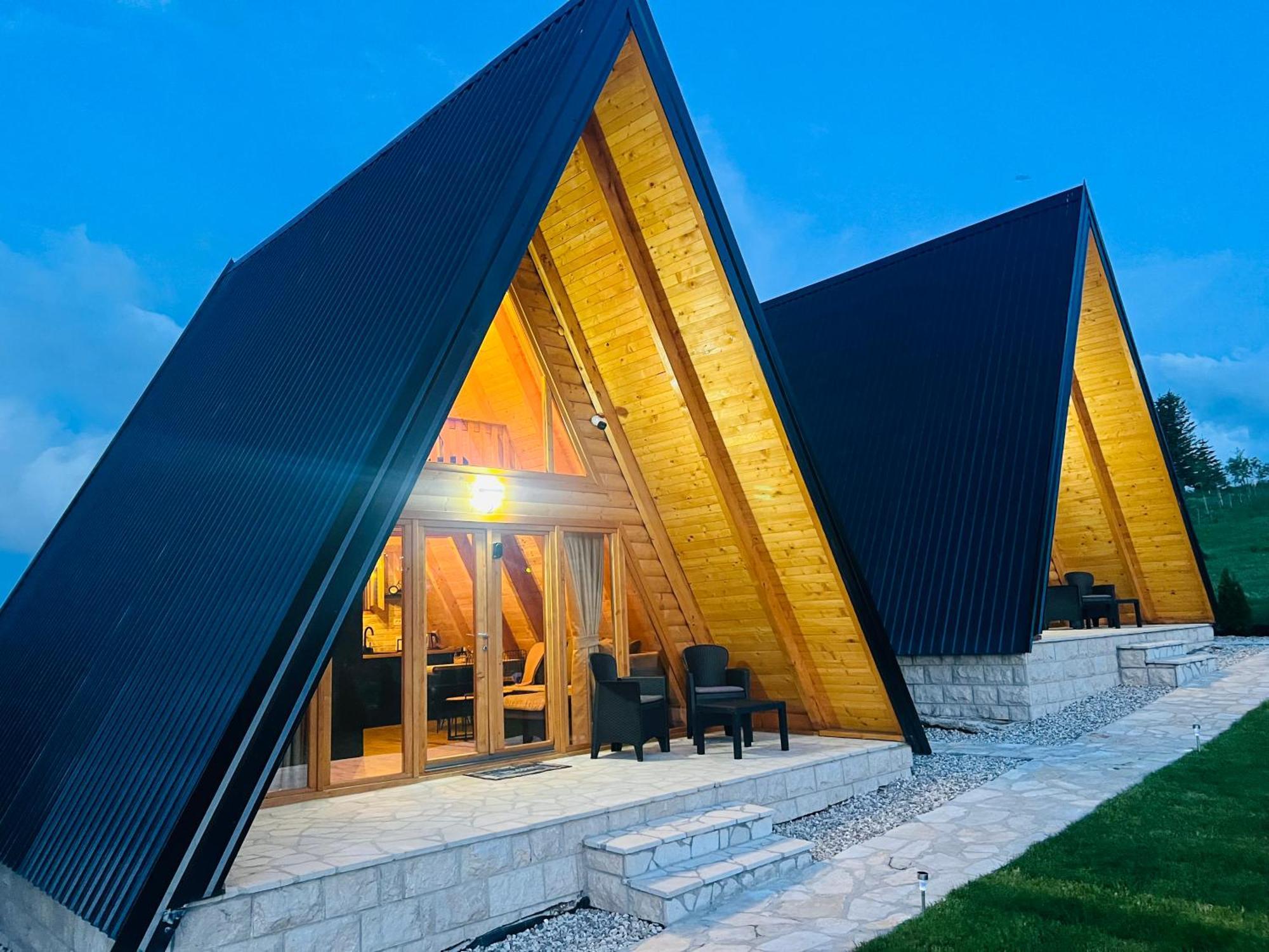 A Frame Houses Ans Zabljak Exterior photo